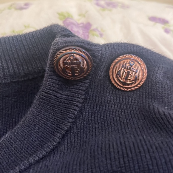 Petit Bateau Striped navy and red Sweater - Picture 7 of 7